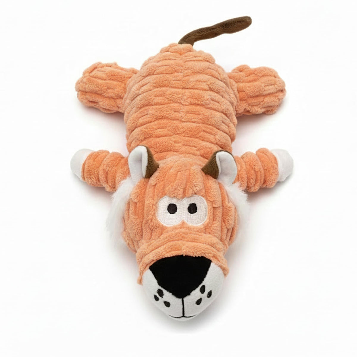 Squeaky Dog Toy, 2 in 1 Plush Dog Toy with Rubber Squeaker, Chew Toys for Small, Medium and Large Dogs