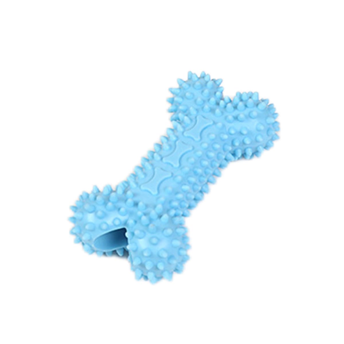 Pet Toys with Bone Shapes, Grinding Teeth Sticks, Cat and Dog Supplies, Stress Relieving Toys (Yellow)
