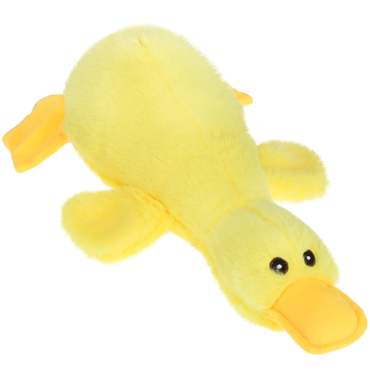 EXPAWLORER Plush Squeaky Duck Dog Toy - Soft Stuffed Small Dog Toys Cute Yellow Duck, Best Birthday Gift Interactive Filled Chew Toys for Puppy Small Medium Dogs Biting Training Teething, 2 Pack