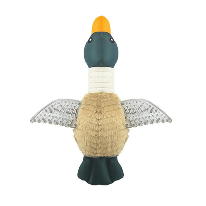 Squeaking Duck Dog Toy with Durable Oxford Fabric,Light Brown