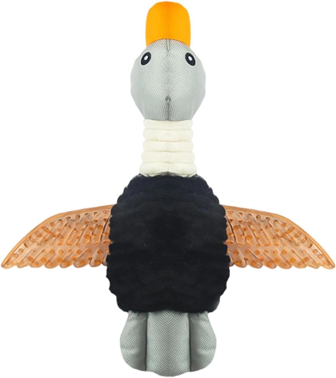 Durable Duck Squeaky Toy for Puppies and Small Dogs,Black