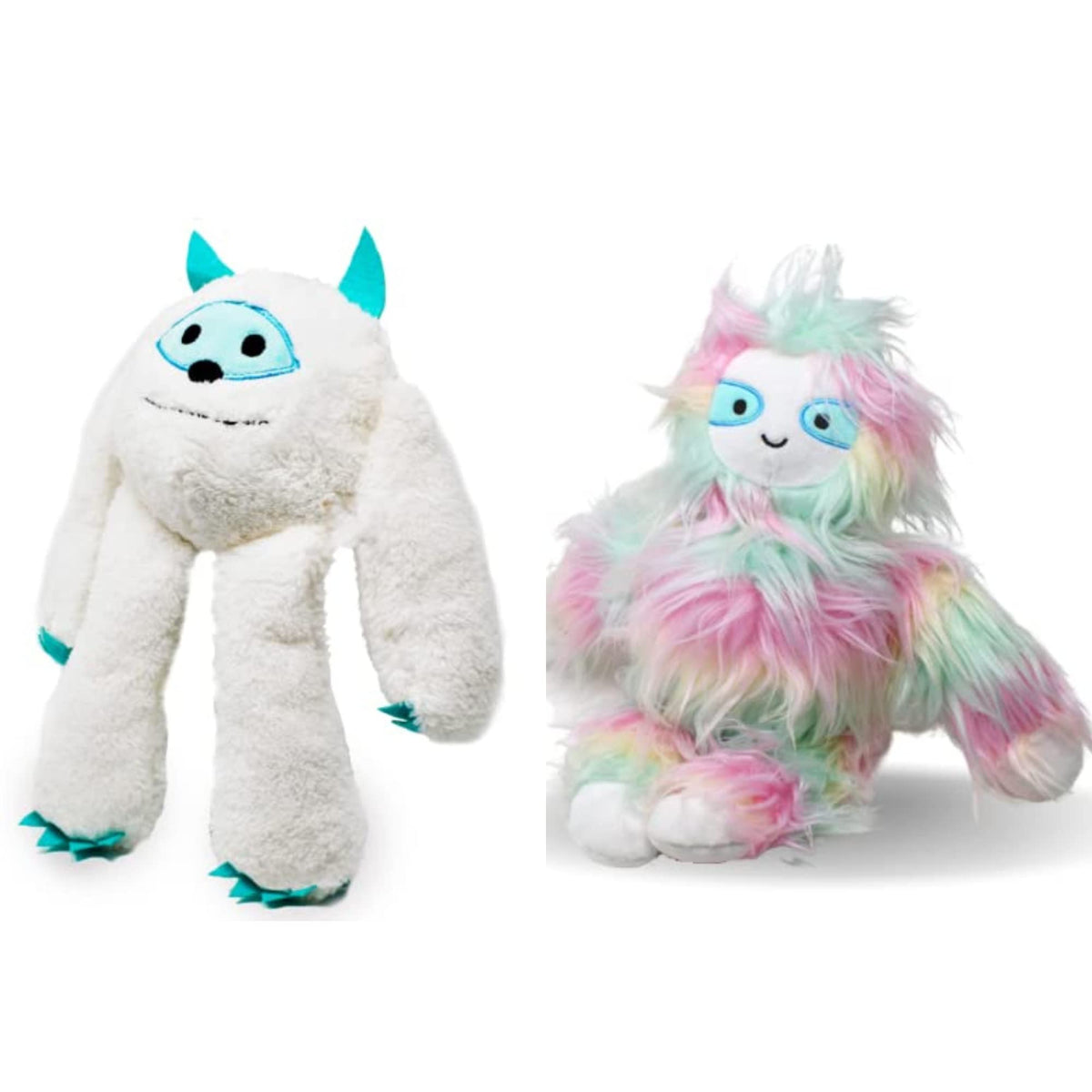 Flourish Pets 3 in 1 Multi-Layer Chew Toy for Active Dogs | Non-Toxic BPA Free Double Stitched Soft Fabric Exterior Dog Toys | Long-Lasting Dog Plush Toys (Large Sasquatch 11")