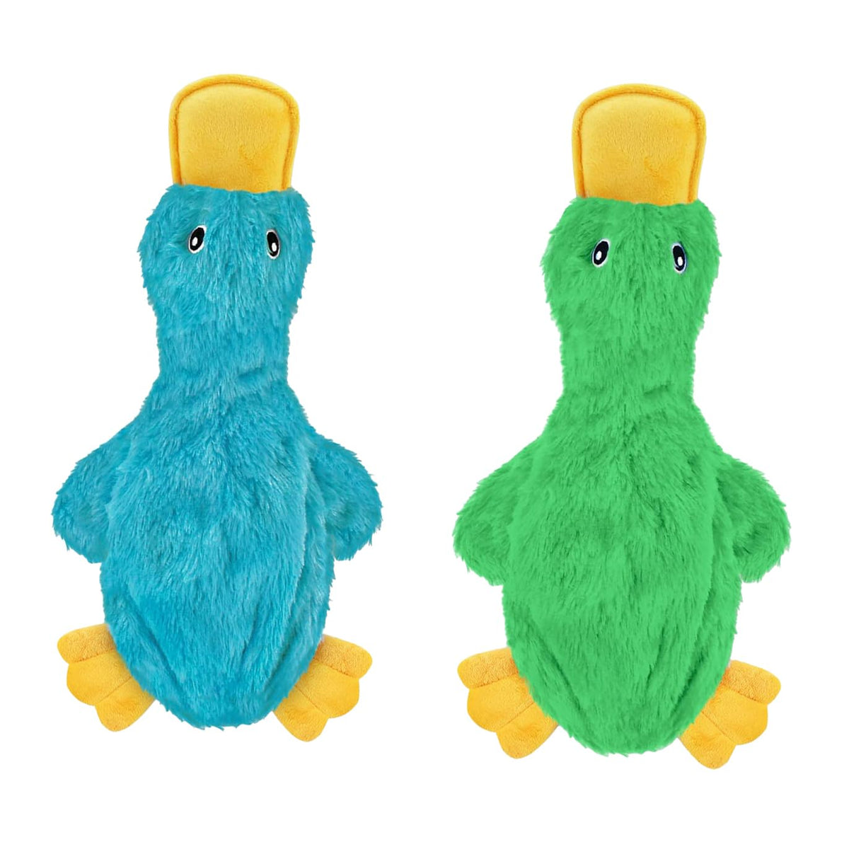 Best Pet Supplies Squeaky Dog Toys with Soft Durable Fabric for Small, Medium and Large Pets Interactive Toy for Indoor Play, Supports Active Biting and Play - Fuchsia, Green, Large