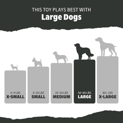 BarkBox Great White Dwight Dog Toy - Large Dogs