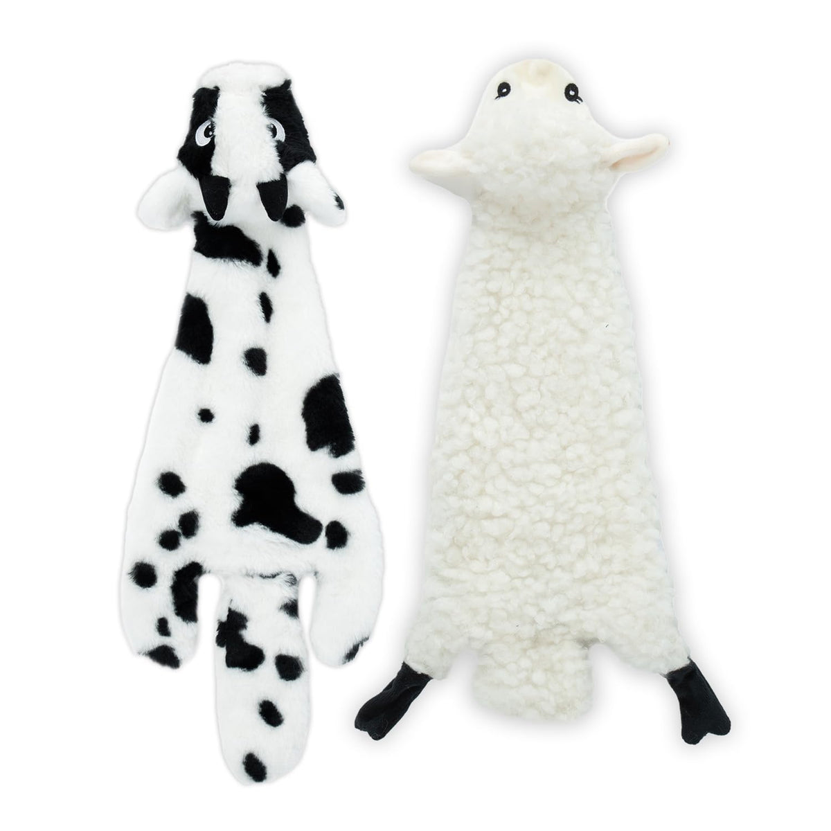 Best Pet Supplies Squeaky Dog Toys with Soft Durable Fabric for Small, Medium and Large Pets Interactive Toy for Indoor Play, Supports Active Biting and Play - Blue, Large
