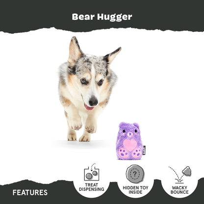 BarkBox Bear Hugger Dog Toy - 2-in-1 - Toy for Small Dogs