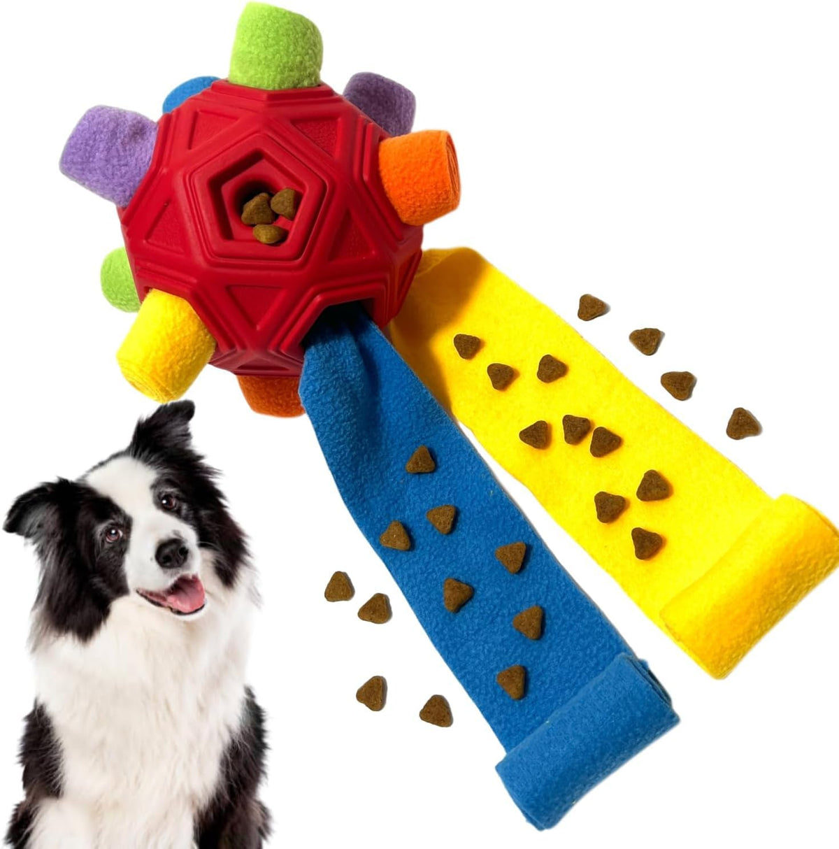 Interactive Snuffle Ball for Dog Toys Unbreakable Upgrade Ball Toy