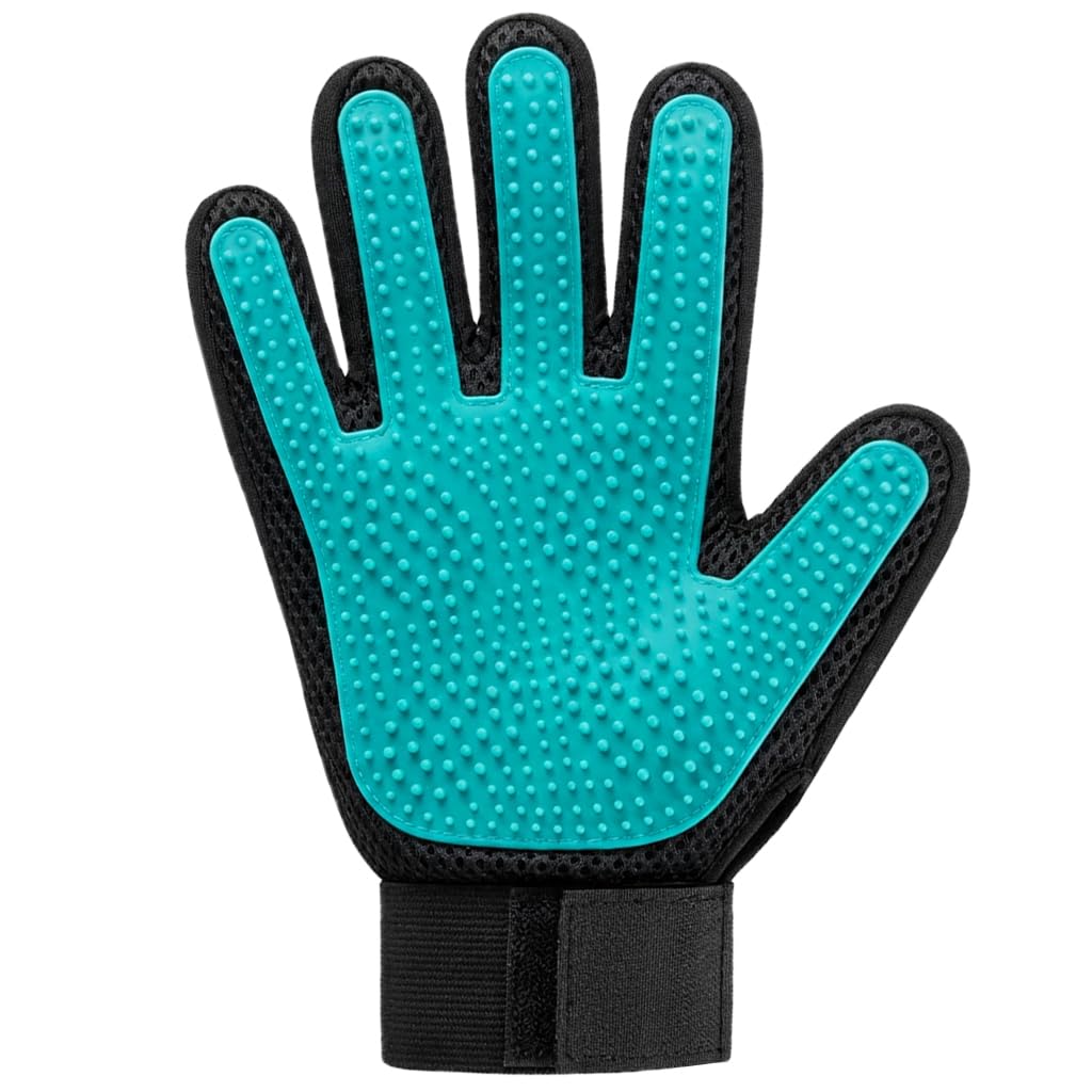 Right Hand Pet Hair Removal Gloves with Thickened Silicone Tips,Grey
