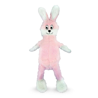 FGA MARKETPLACE Duck and Frog Flat NO Stuffing NO Squeak Plush Dog Toy, Funny Style Will Entertain Your Pet for Hours, Recommended for Small and Medium Dog 21 INCH Long