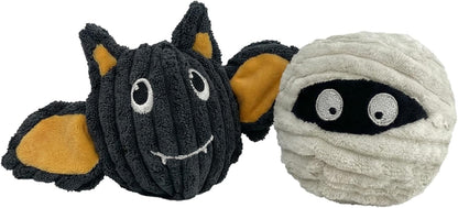 Pet Lou Batmmy EZ Squeaky Ball, Set of 2, 4-inch Width