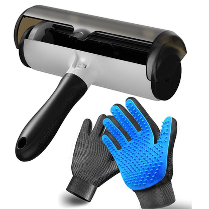 NVNAN Cat & Dog Grooming Glove and Curry Brush Set
