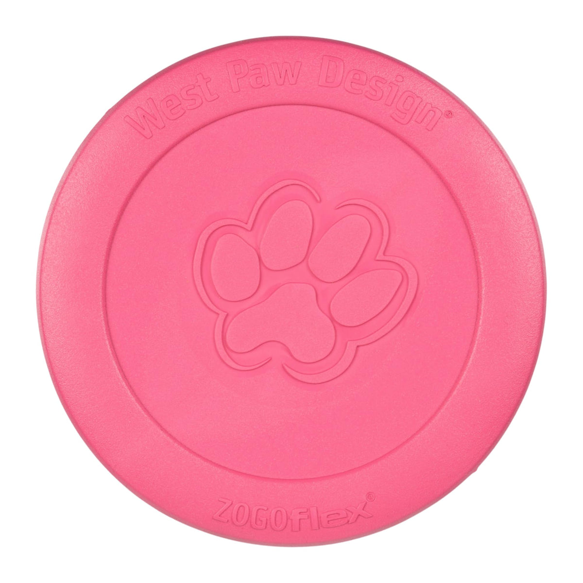 WEST PAW Zisc High-Flying Disc Dog Toy, Large - Tangerine