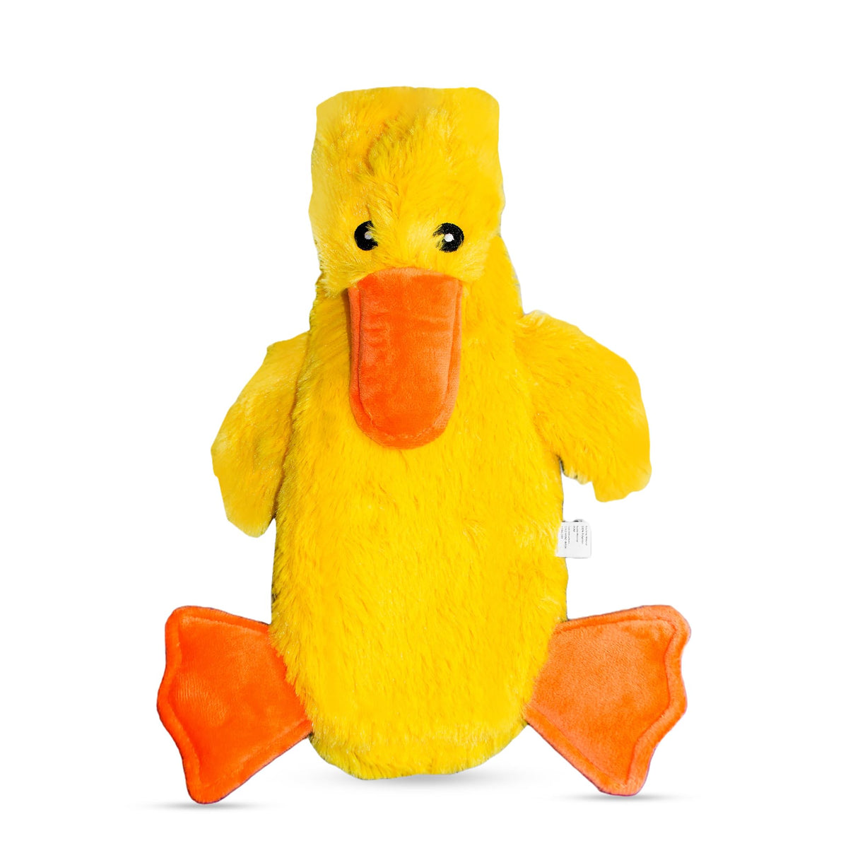 FGA MARKETPLACE Duck and Frog Flat NO Stuffing NO Squeak Plush Dog Toy, Funny Style Will Entertain Your Pet for Hours, Recommended for Small and Medium Dog 21 INCH Long