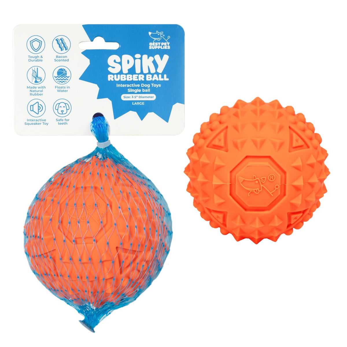 Best Pet Supplies Squeaky Dog Toys with Soft Durable Fabric for Small, Medium and Large Pets Interactive Toy for Indoor Play, Supports Active Biting and Play - Fuchsia, Green, Large