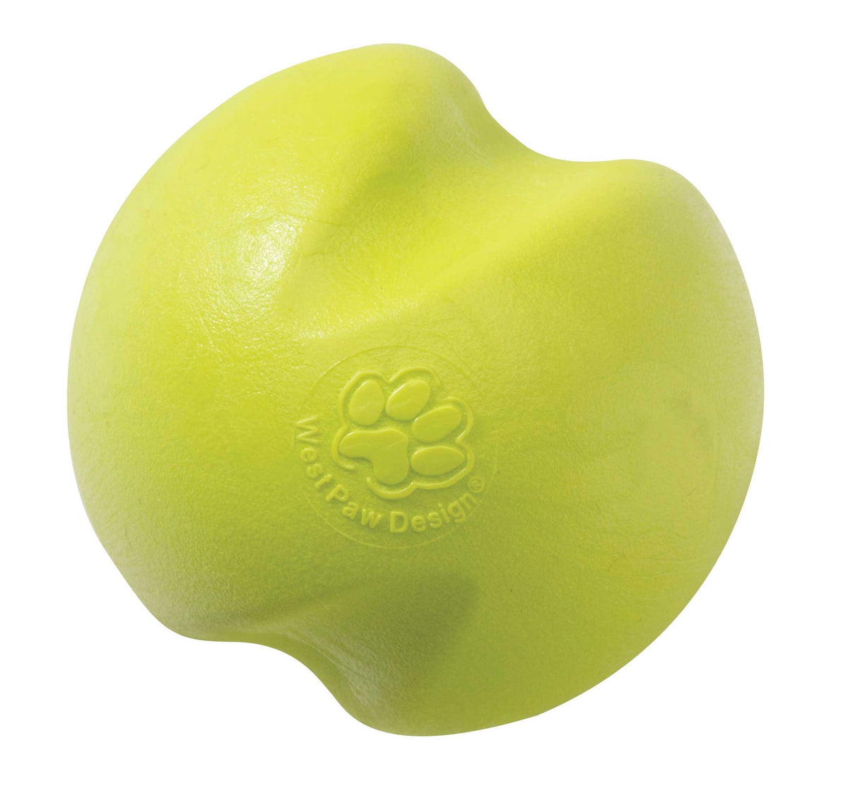 WEST PAW Zogoflex Jive Ball Dog Chew Toy – Bouncing Toys for Dogs, Fetch, Catch, Chewing, Play – Floatable, Recyclable Balls – Latex-Free, Non-Toxic, Dishwasher Safe Dog Toy, Small 2.5", Aqua Blue