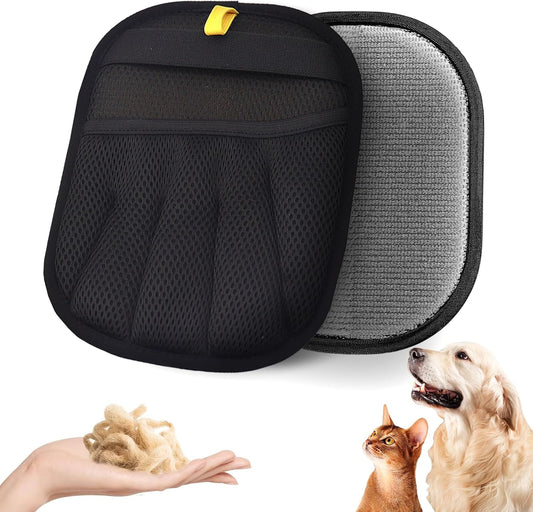Cat Grooming Gloves for Shedding, Pet Hair Removal Mitt