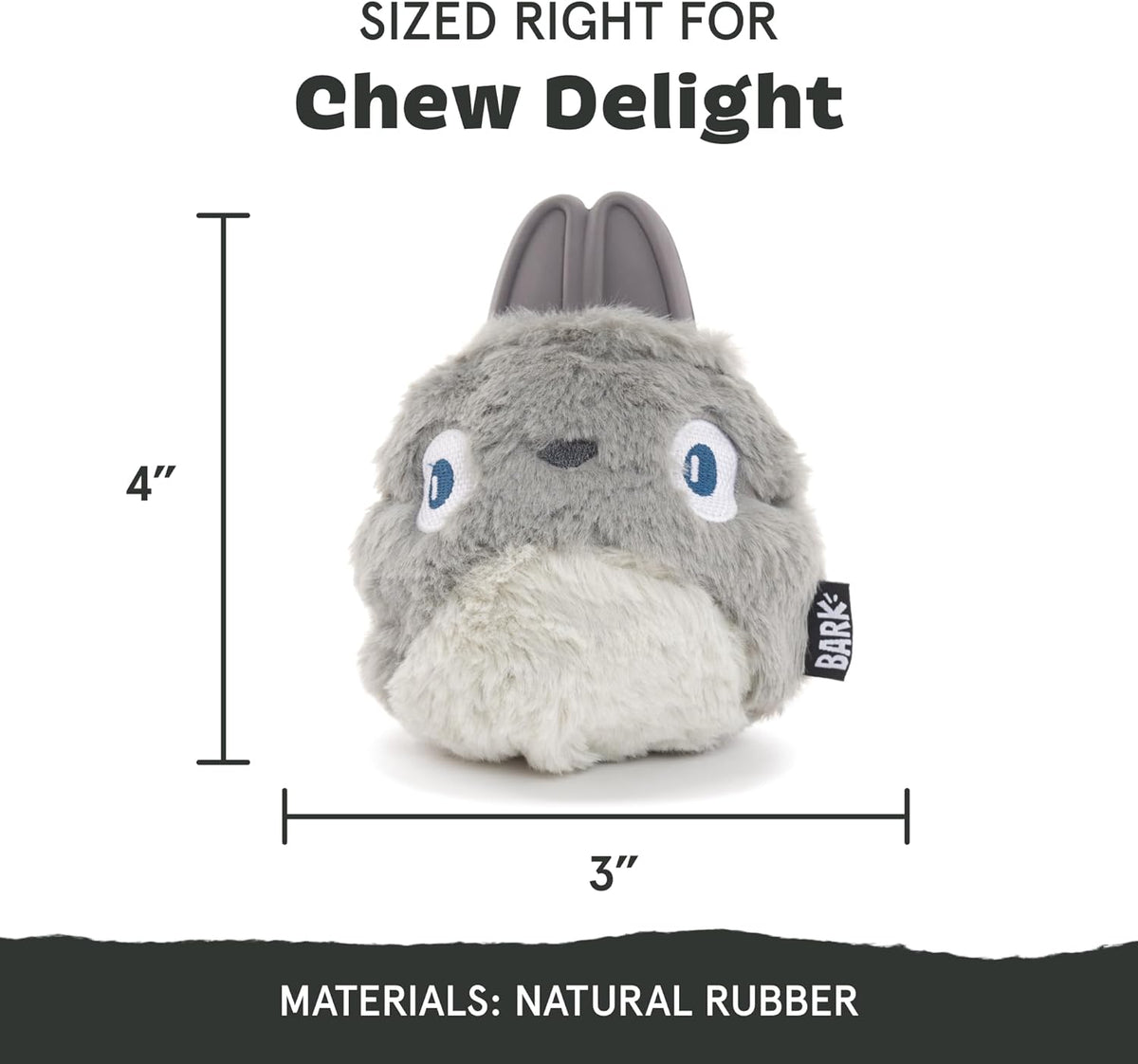BarkBox Hare Raiser Super Chewer - 2-in-1 - Toy for Medium to Large Dogs