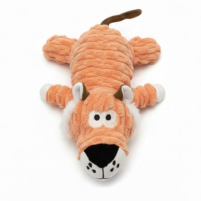 Squeaky Dog Toy, 2 in 1 Plush Dog Toy with Rubber Squeaker, Chew Toys for Small, Medium and Large Dogs