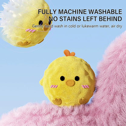 Plush Dog Toy 3 Pack Soft Balls for Dogs, Fun Dog Squeaky Ball with Irregular Bounce, Plush Toy for Chewing, Interactive Play and Anxiety Relief