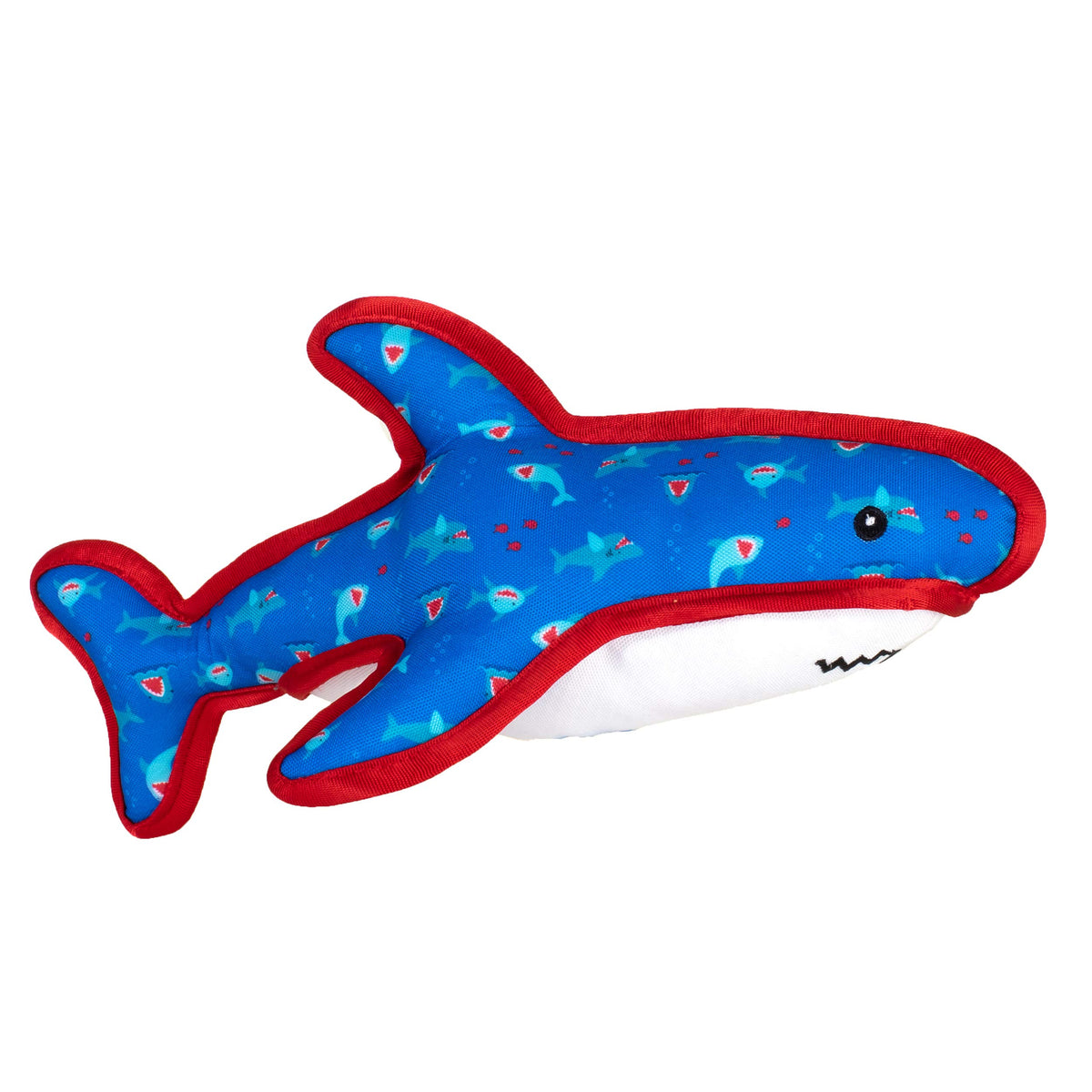 The Worthy Dog Animal Pattern Tough Plush Squeaky Dog Toy, Rubber Duck