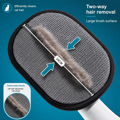 Karuka Pet Hair Removal Glove for Dogs & Cats - Upgraded Reusable Electrostatic Pet Hair Glove, Pet Hair Remover Tool for Laundry, Couch, Carpet & Car Seat, Gentle Grooming Mitt