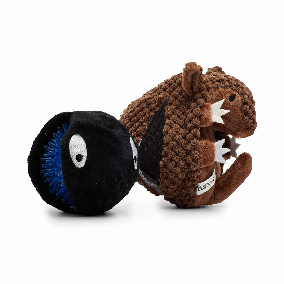 Flourish Pets 3 in 1 Multi-Layer Chew Toy for Active Dogs | Non-Toxic BPA Free Double Stitched Soft Fabric Exterior Dog Toys | Long-Lasting Dog Plush Toys (Large Sasquatch 11")
