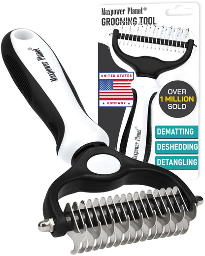 Maxpower Planet Pet Grooming Rake and Dematting Comb, Pet Pro