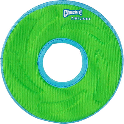Chuckit! EcoFetch Flyer Rubber Dog Toy, Medium (8 Inch Diameter) Pack of 1, for Breeds 20-60 lbs